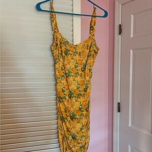 UO floral body on dress